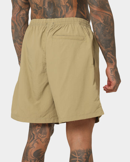 Stussy Water Long Beach Shorts Tan