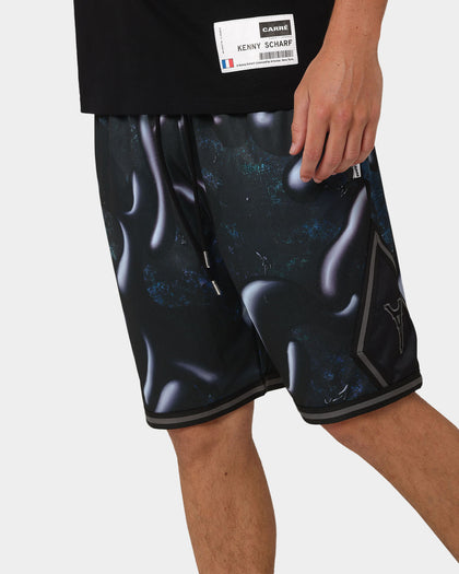 Carré X Kenny Scharf Darkness Of Paris Ball Shorts Black