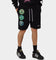 Carré X Kenny Scharf Multi Face Sweat Shorts Black
