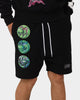 Carré X Kenny Scharf Multi Face Sweat Shorts Black