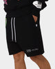 Carré X Kenny Scharf Multi Face Sweat Shorts Black