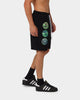 Carré X Kenny Scharf Multi Face Sweat Shorts Black