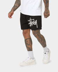 Stussy Big Graffiti Beach Shorts Black