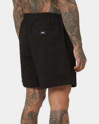 Stussy Big Graffiti Beach Shorts Black