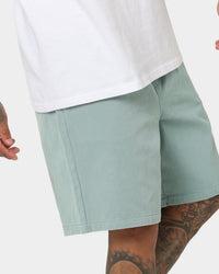 Stussy Brushed Beach Shorts Sage Green