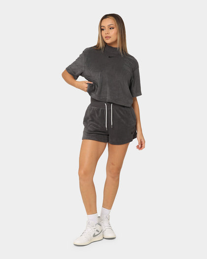 Nike Women's Nike Sportswear Terry PE Shorts Anthracite/Black