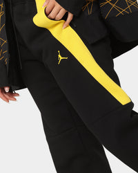 Jordan Women's Jordan X Paris Saint-Germain Fleece Pants Black/Tour Yellow