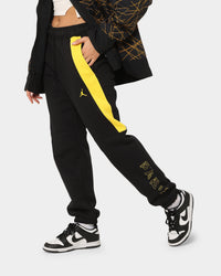 Jordan Women's Jordan X Paris Saint-Germain Fleece Pants Black/Tour Yellow