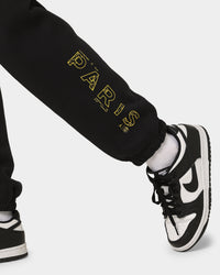 Jordan Women's Jordan X Paris Saint-Germain Fleece Pants Black/Tour Yellow