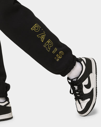 Jordan Women's Jordan X Paris Saint-Germain Fleece Pants Black/Tour Yellow
