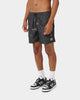 Adidas Trefoil All Over Print Swim Shorts Black/Grey Sox