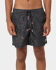 Adidas Trefoil All Over Print Swim Shorts Black/Grey Sox