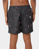 Adidas Trefoil All Over Print Swim Shorts Black/Grey Sox