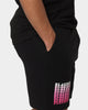 Playboy Stack Blend Track Shorts Black Magenta