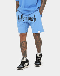 Fallen Breed Logo Sweat Shorts Carolina Blue