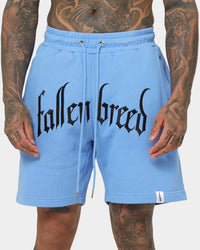 Fallen Breed Logo Sweat Shorts Carolina Blue