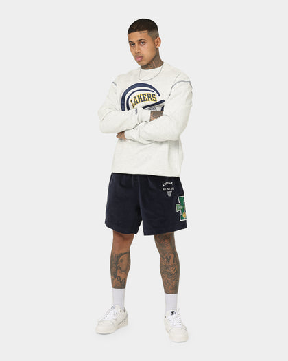 Mitchell & Ness Los Angeles Lakers Varsity Corduroy Shorts Midnight Navy