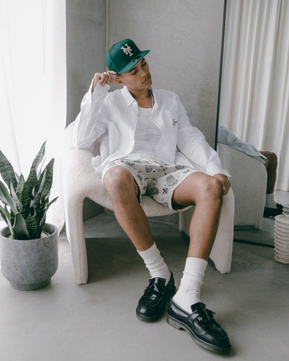 Carre Big Bandana Knitted Shorts Off White