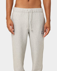 Champion Reverse Weave Cursive Logo Jogger Oxford Heather