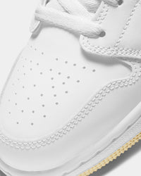 Jordan Kid's Air Jordan 1 Mid SE "Ice Cream Drip" (GS) White/Green Glow/Arctic Punch