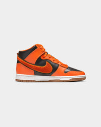 Nike Dunk Hi Retro University "Chenille Swoosh" Black/Safety Orange