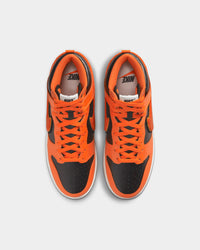 Nike Dunk Hi Retro University "Chenille Swoosh" Black/Safety Orange