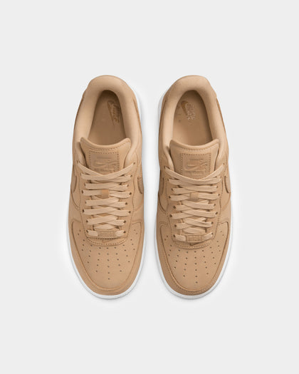 Nike Women's Air Force 1 '07 Premium Vachetta Tan/White