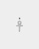 Saint Morta Ankh Cross Pendant White Gold