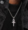 Saint Morta Ankh Cross Pendant White Gold
