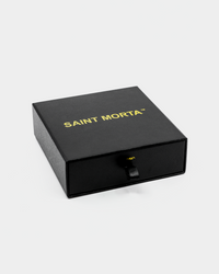 Saint Morta Iced Jewelled Pendant Iced Gold