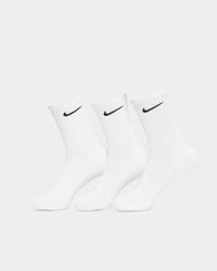 Nike Everyday Cotton Cushioned Crew Socks 3 Pack White
