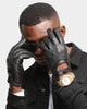 Saint Morta Men's Genuine Leather Gloves Black