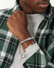 Saint Morta Crown Bracelet Iced White Gold