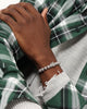 Saint Morta Crown Bracelet Iced White Gold