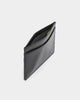 PYRA Men's Leather Card Wallet Black Leather