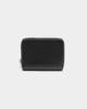 PYRA Men's Leather Zip Wallet Black Leather