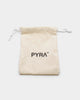 PYRA Men's Leather Zip Wallet Black Leather