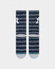 Stance X New York Yankees Twist Crew Socks Navy