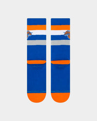 Stance New York Knicks Stripe Crew Socks Navy