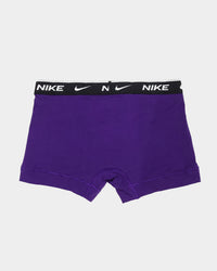 Nike Everyday Stretch Cotton Trunks 2 Pack Purple/Black