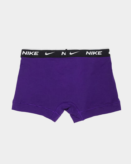 Nike Everyday Stretch Cotton Trunks 2 Pack Purple/Black