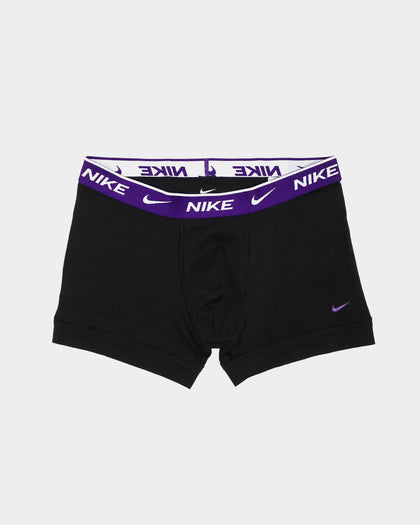 Nike Everyday Stretch Cotton Trunks 2 Pack Purple/Black