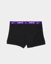 Nike Everyday Stretch Cotton Trunks 2 Pack Purple/Black