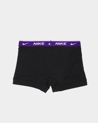 Nike Everyday Stretch Cotton Trunks 2 Pack Purple/Black