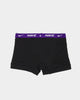 Nike Everyday Stretch Cotton Trunks 2 Pack Purple/Black