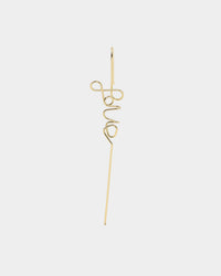 Raising Hell Women's Love Earring Cuff Gold