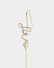 Raising Hell Women's Love Earring Cuff Gold