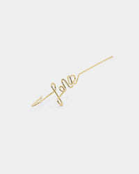 Raising Hell Women's Love Earring Cuff Gold
