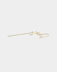 Raising Hell Women's Love Earring Cuff Gold