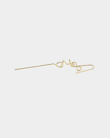 Raising Hell Women's Love Earring Cuff Gold